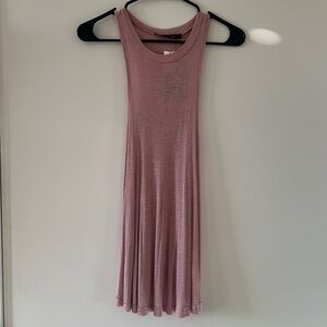 Mauve/Blush Pink Muscle Tank Blouse - SMALL